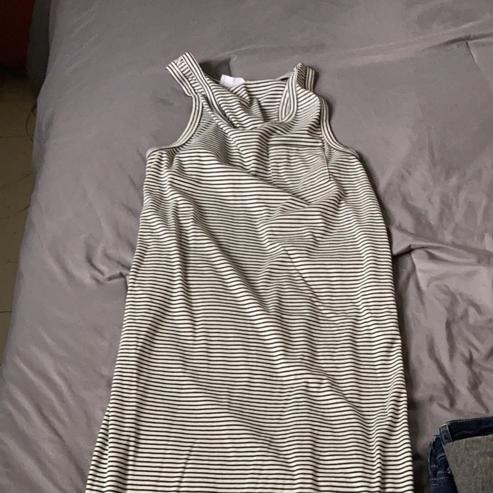 Long maxi dress with small slits on side